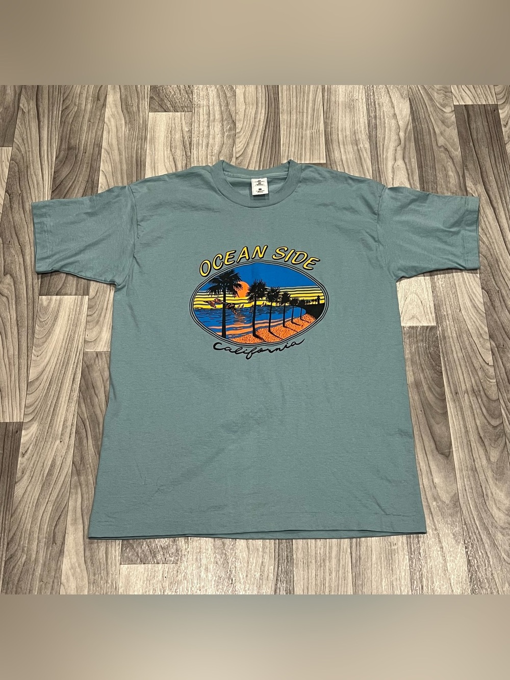 SIZE XL VNT 90’s OCEANSIDE CALIFORNIA SINGLE STITCH SHIRT MADE IN THE USA